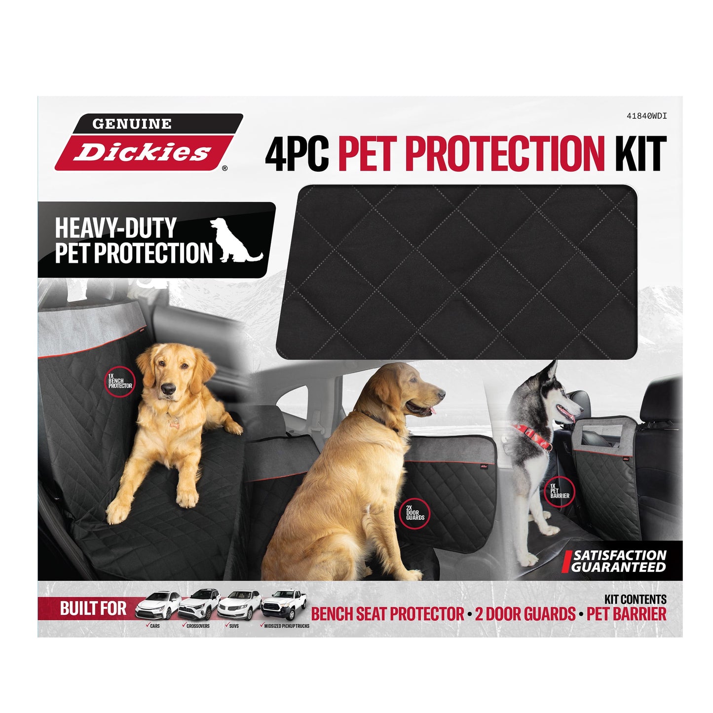 4-Piece Universal Automotive Seat Covers Pet Protection Kit, 41840WDI