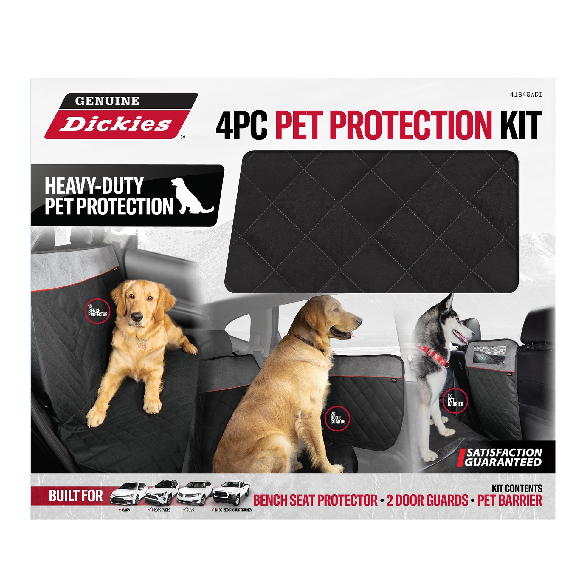 4-Piece Universal Automotive Seat Covers Pet Protection Kit, 41840WDI