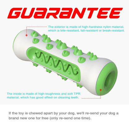 Rubber Dog Molar Toothbrush Toys Chew Cleaning Teeth Safe Puppy Dental Care Soft Pet Cleaning Toy Supplies Pet Accessories Green