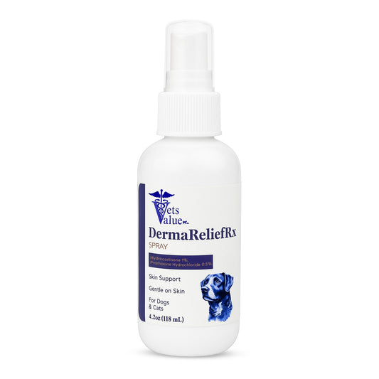 Hydrocortisone Quick Relief Spray for Dogs, Cats & Horses – 4 oz – Supports Minor Skin Irritation Relief – Gentle, Fast-Absorbing Formula – Pet Care Spray for Itchy, Irritated Skin